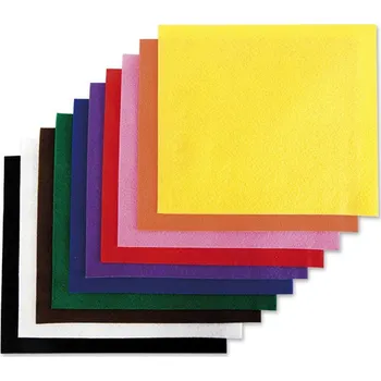 Barevná plsť (10 ks.)