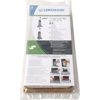 Sáček do vysavače Sáčky do vysavače A4 Lindhaus Dynamic / Activa, 8 ks, 4,5 L