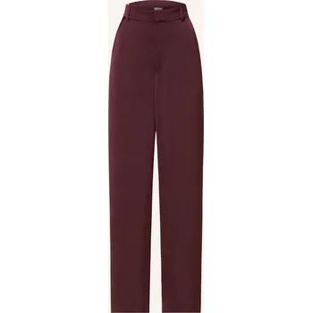 Dámské kalhoty Neo Noir Dámské Saténové Kalhoty Emmett, tmavě červená, 32