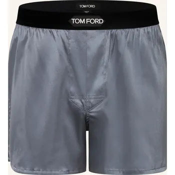 Boxerky Tom Ford Pánské Hedvábné Boxerky, tmavě šedá / černá, 52
