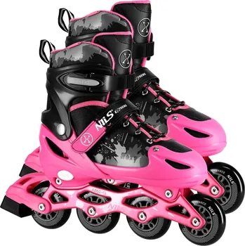Kolečkové brusle Kolečkové Brusle brusle 2v1 vel. 35-38 Nils růžové