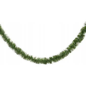 Vánoční dekorace Vánoční řetěz na stromeček zelený dekorativní 7x270cm