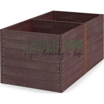 Vyvýšený záhon 260 x 126 x 79 cm - Vyvýšený záhon RAKYTNÍK, recyklát