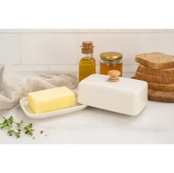 Máslenka Porcelánová máslenka Bona bílá