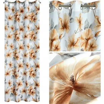 Obraz Závěs polozatemňovací s kroužky 140 cm x 250 cm