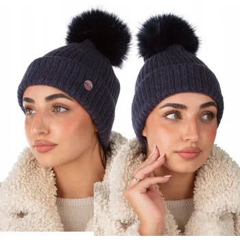 Čepice Elegantní módní dámská zimní čepice SCJ, polský produkt 25503