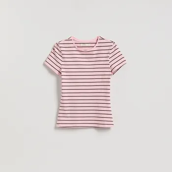 Reserved - Tričko slim fit - vícebarevná - 166HT-MLC - 166HT-MLC-XS