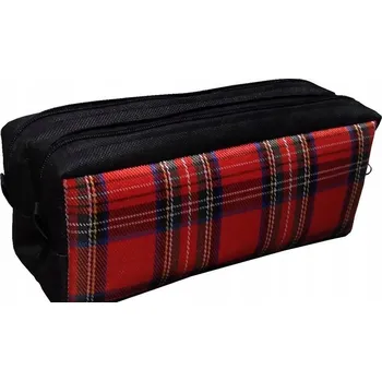 Penál Školní Potřeby pro Děti PENÁLY POUZDRA POUZDRO Školní penál kostkovaný