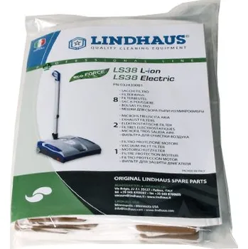 Sáček do vysavače Sáčky do vysavače Lindhaus LS38, 8 ks, 4 L