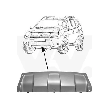 Nárazník Kryt, přední clona VAN WEZEL 1555701