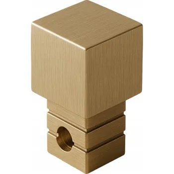 Stavební profil UKONČOVACÍ ROHOVÁ KOSTKA PRO PROFILY TYPU P, ANTIQUE BRONZ 10mm