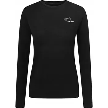 Dámské tričko Dámské tričko s dlouhým rukávem VIKING Andali Lady s Merino vlnou černé vel. XXL