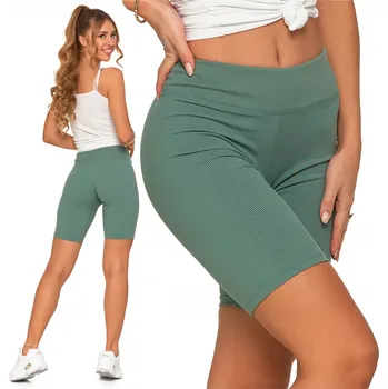 Dámské legíny Moraj Cyklistické legíny s žebrováním BIKER dámské RDL850-013 zelená L/XL