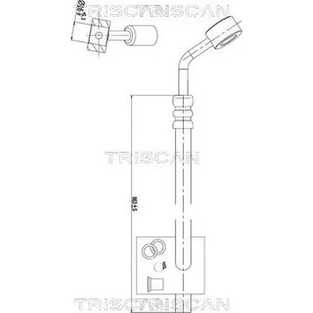 Hydraulická hadice, řízení TRISCAN 8516 29077