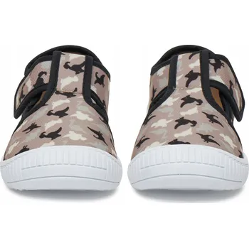 Dívčí obuv Sprandi dětské papuče na suchý zip béžové, velikost 29