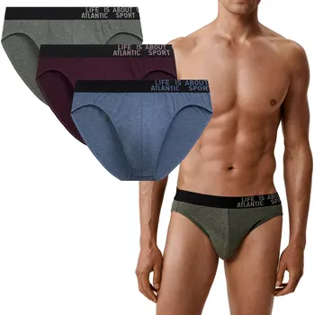 Slipy 3-BALENÍ Pánské sportovní slipy slipy Atlantic L