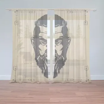 Záclona Sablio Záclony Vikingové Pergamen: 2ks 150x250cm