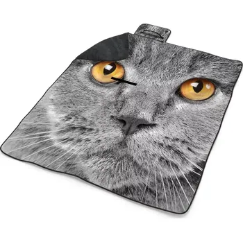 deka Sablio Plážová deka Kočičí pohled: 200x140 cm