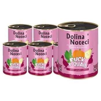 Krmivo pro psa Vlhké krmivo pro psy Dolina Noteci Superfood kachna a křepelka 800 g