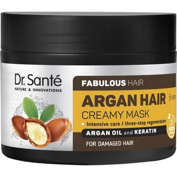 Vlasová regenerace DR. SANTE ARGANOVÁ 5-MINUTOVÁ KREM-MASKA PRO POŠKOZENÉ VLASY