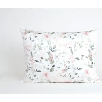 Povlečení Povlak na polštář 70x90 cm - bavlněný satén - kolibřík