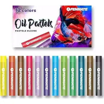 Pastelka Olejové pastelky 12 barev PENMATE