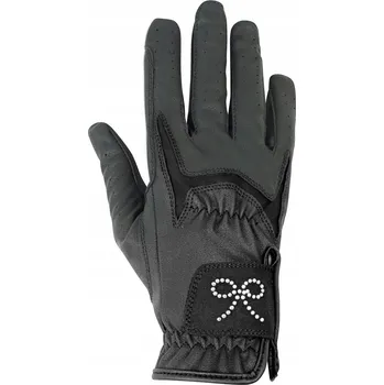 Jezdecké rukavice Jezdecké rukavice Horsenjoy černé vel. L