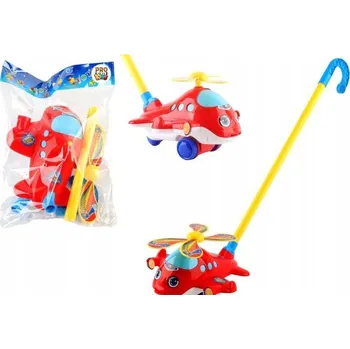 Dětské vozidlo ODRÁŽEDLO VRTULNÍK PRO DĚTI K TLAČENÍ NA HŮL