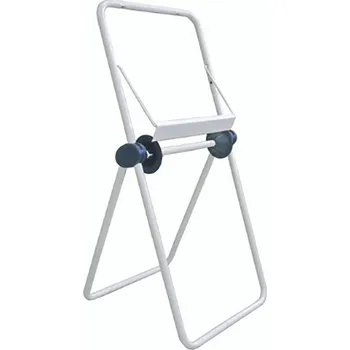 Držák kuchyňských utěrek Držák na papírové utěrky, 85 × 46 × 48 cm, kov, bílá 824821