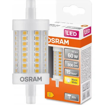 Žárovka LED žárovka Osram R7S 6,5W 230V 7,8x2,9 cm teplá bílá