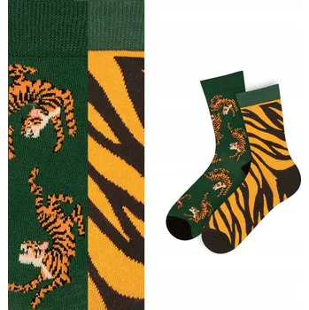 Dámské ponožky Dámské tygří ponožky SOXO s různobarevným vzorem