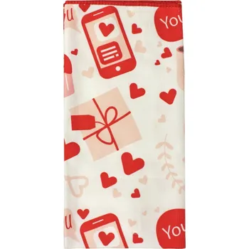 Utěrka VALENTÝNSKÁ KUCHYŇSKÁ UTĚRKA ROMANTICKÁ HADŘÍK RUČNÍČEK SRDCE