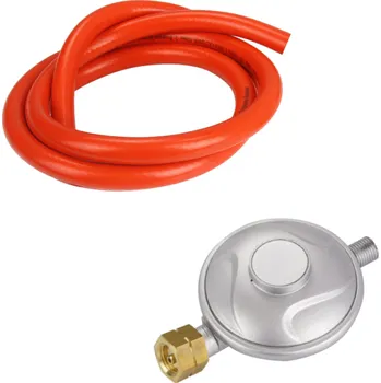 Horkovzdušná pistole Pro-Tech TOOLS Regulátor tlaku plynu 700mbar (HU) s plynovou hadicí 1,5 m 40934 RGH-H-01-700