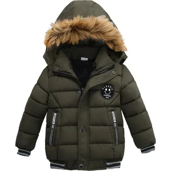 Dětská zimní bunda L1911 armádní zelená 6