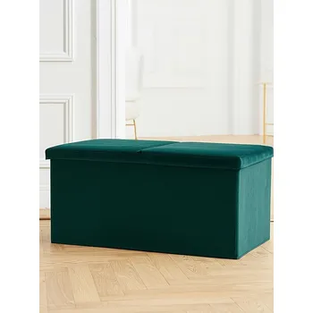 Taburet Sinsay - Taburet s úložným prostorem - tmavě zelená - 335GO-79X - 335GO-79X-ONE