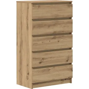 Komoda Komoda, dub artisan, 60x36x103 cm, dřevěný kompozitní materiál