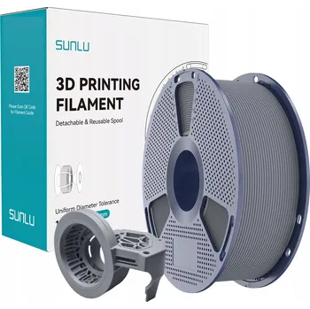Filament Filament PETG Sunlu 1,75 mm 1 kg šedý