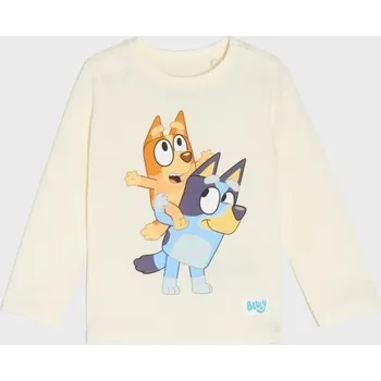 Sinsay - Tričko s dlouhými rukávy Bluey - krémová - 017BZ-01X - 017BZ-01X-86