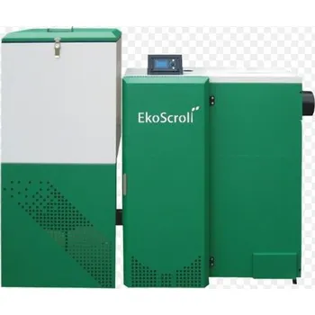 Kotel EkoScroll ALFA 25kW Kotel na pelety s předním umístěním zásobníku