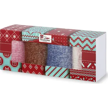 Dámské ponožky Wooline Dárkové balení - Ponožky 4v1 Natural comfort 2, hebké dámské Velikost ponožek: EUR 39-42