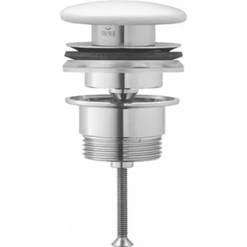 Sifon Zátka s automatickým přepadem kulatý Duravit bílá