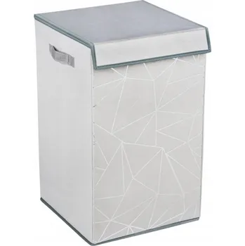 Koš na prádlo KOŠ NA PRÁDLO ŠEDÝ KONTEJNER do koupelny 63L WENKO