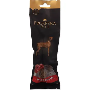 Pamlsek pro psa Pochoutka Prospera Plus Hovězí a surová kůže kroucená tyčinka 1ks 15cm