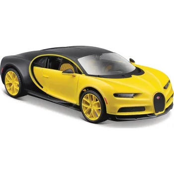Hračka Maisto - Bugatti Chiron, žlutá/černá, 1:24