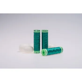 Nit Hedvábná nit, 50m, zelená 0222, sartor.cz