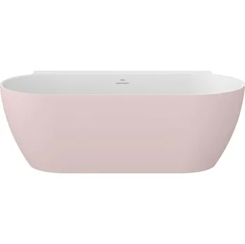 Vana RAVAK Vana Ravak Freedom Wall II Tec 170x87 oválná akrylátová volně stojící, alabaster pink/bílá, krytka odtoku bílá, CC71600000 CC71600000