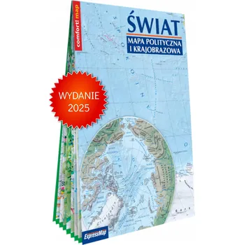 Świat Mapa polityczna i krajobrazowa laminowana mapa XXL 131 000 000 Kolektiv autorů