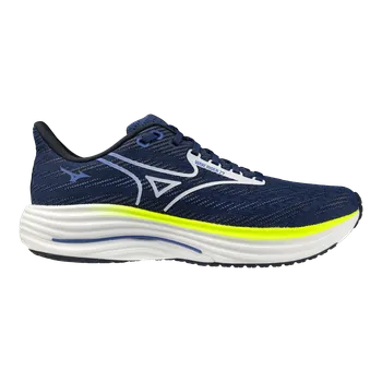 Pánská běžecká obuv MIZUNO Wave Rider 29 Men Estate Blue/White/Lightning Ye 13 UK