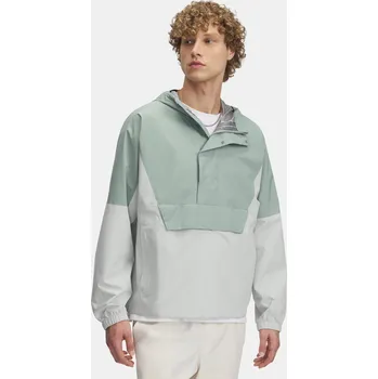 Pánská casual bunda Pánská bunda Under Armour CLOUDSTRIKE ANORAK - Pánské Under Armour šedá 3276603