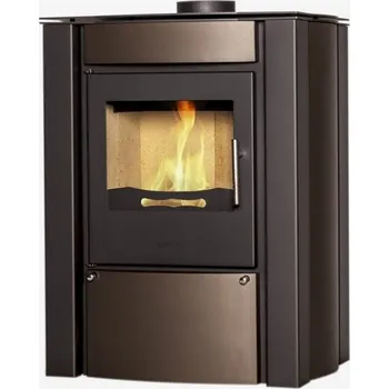 Krbová kamna HS FLAMINGO krbova kamna 9kW AMOS hneda-sametova